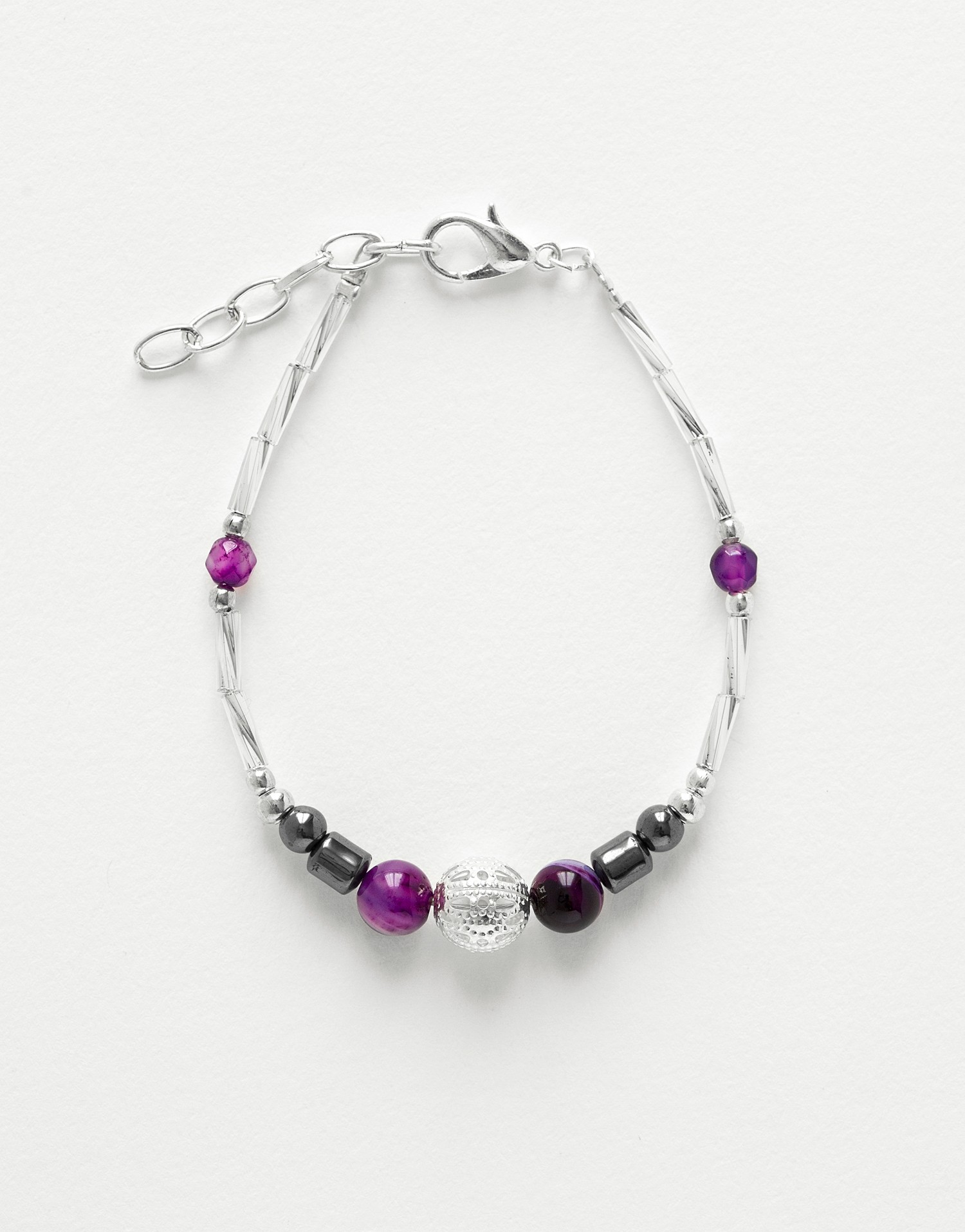 Bracelet Calliope Thalia Agate violette