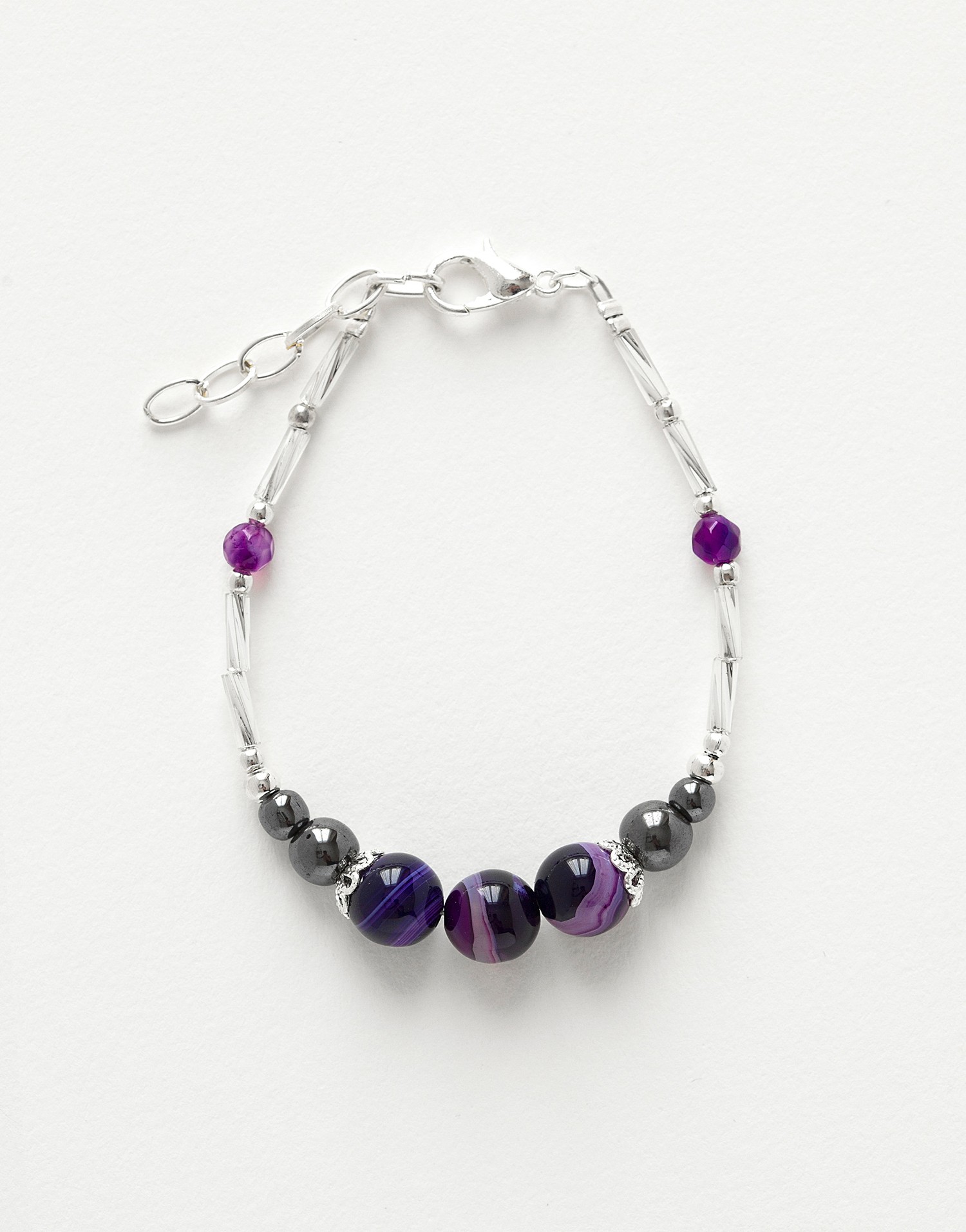 Bracelet Calliope Thalia Agate violette