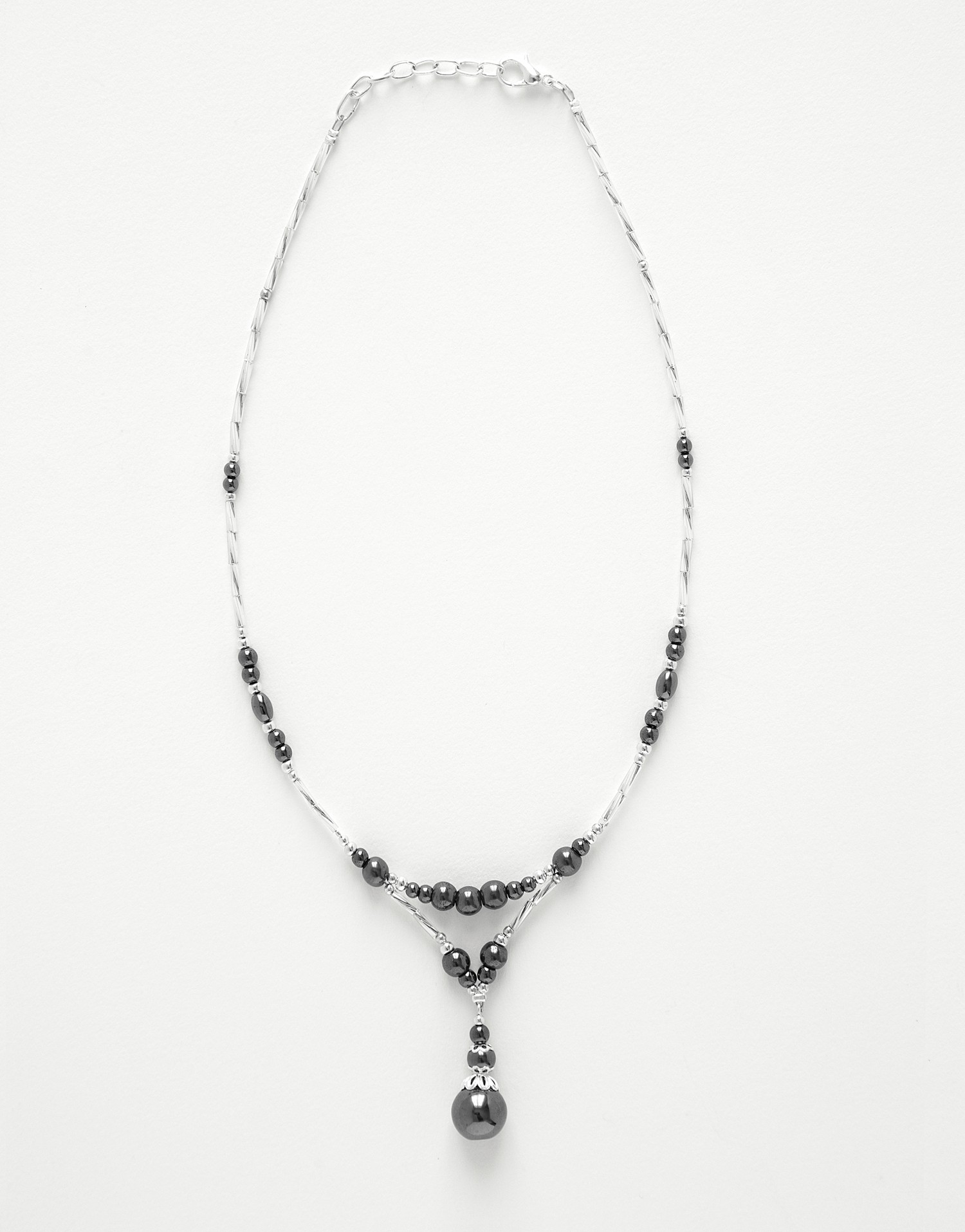 Collier garden Euterpe Hématite