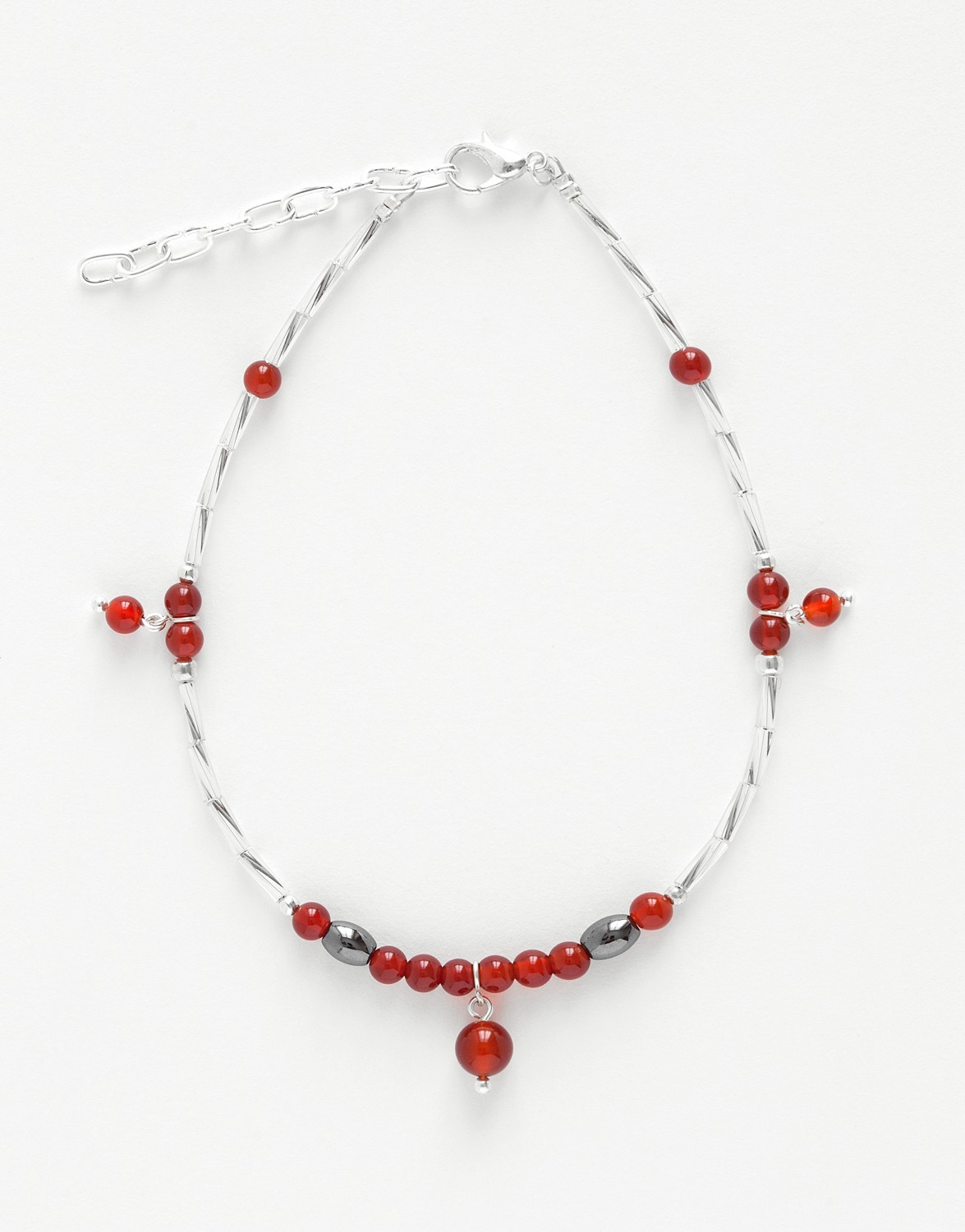 Bracelet de cheville Calliope Thalia Cornaline