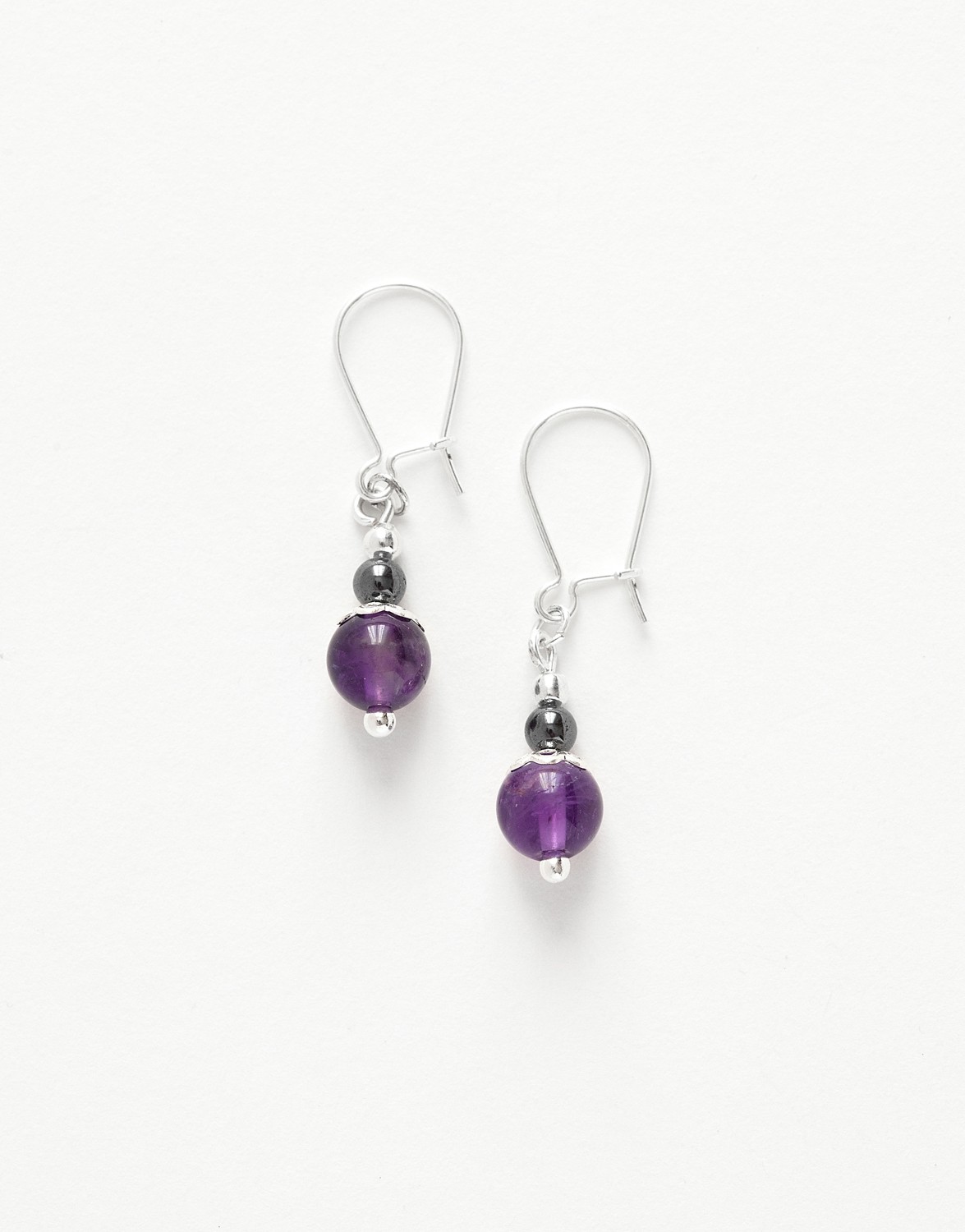 Boucles d ' oreilles Calliope Thalia Améthyste