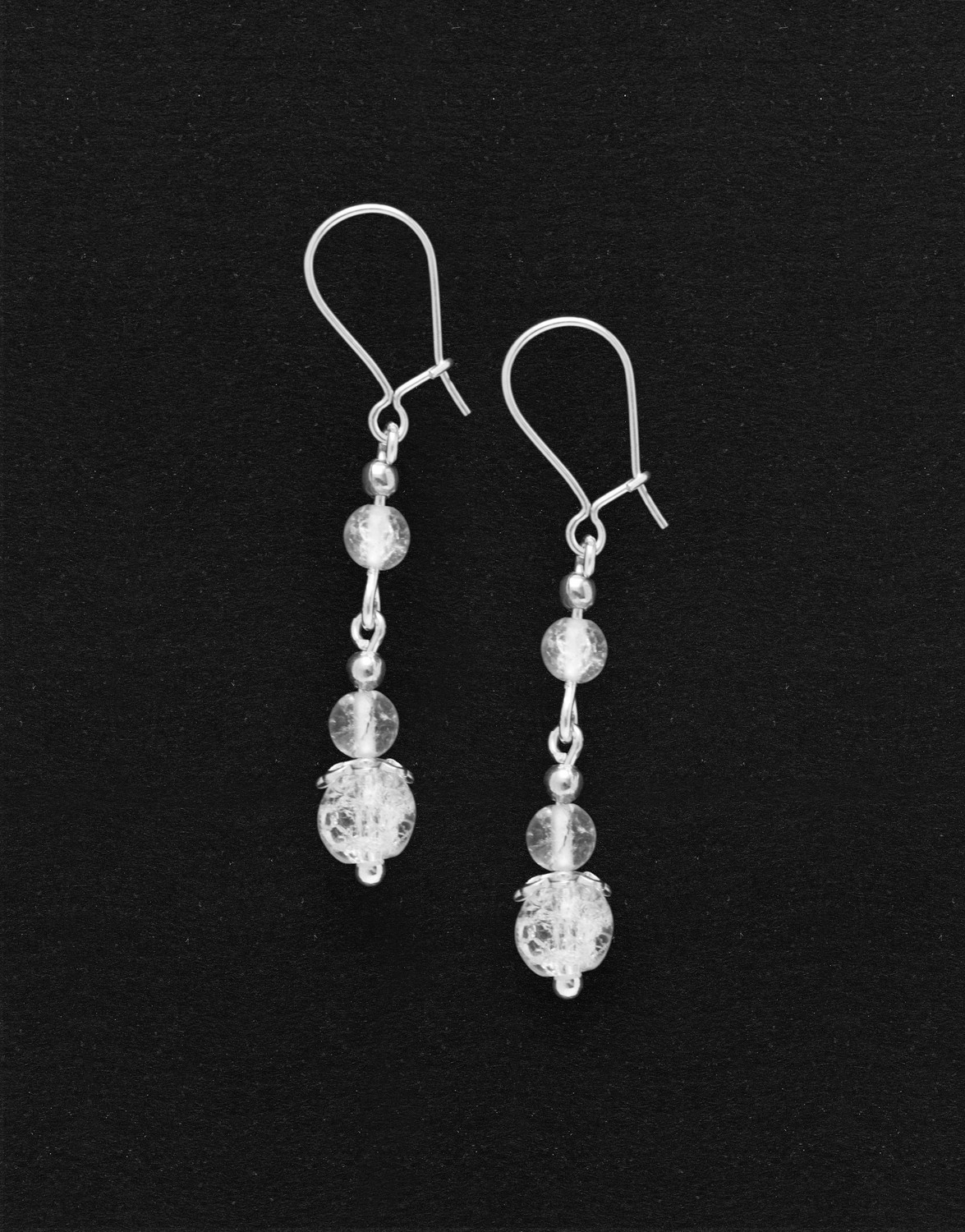 Boucles d oreilles Thalia Cristal de roche