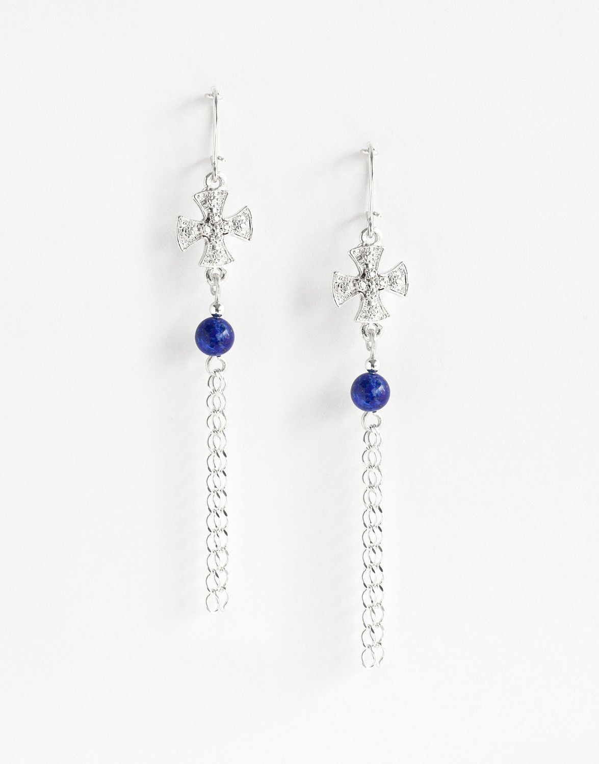 Boucles d'oreilles Euterpe Lapis-Lazuli