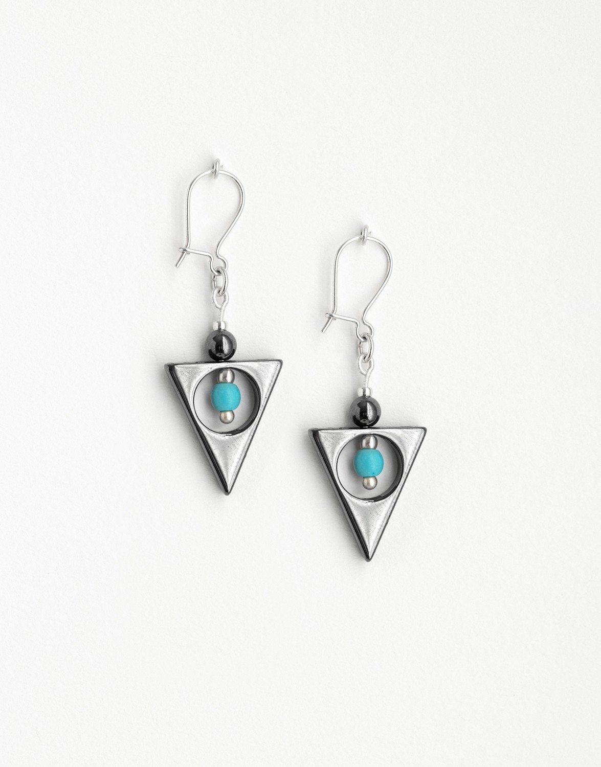 Boucles d'oreilles Euterpe Turquoise