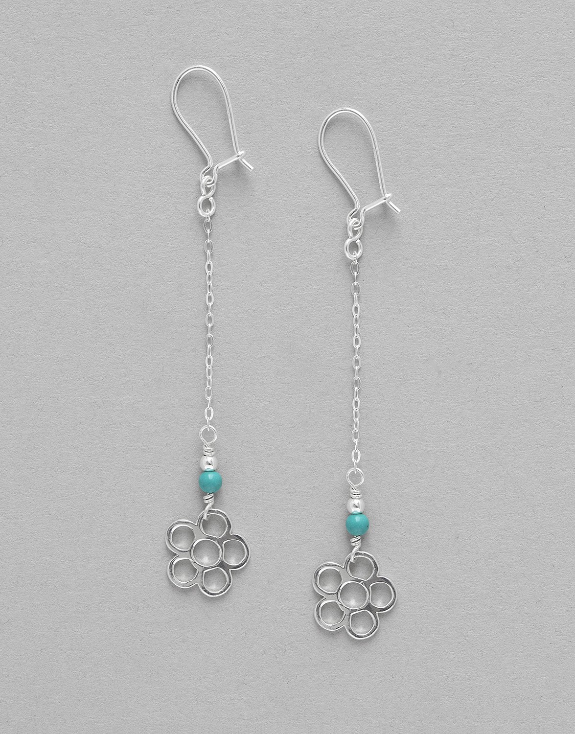 Boucles d' oreilles Turquoise Uranis