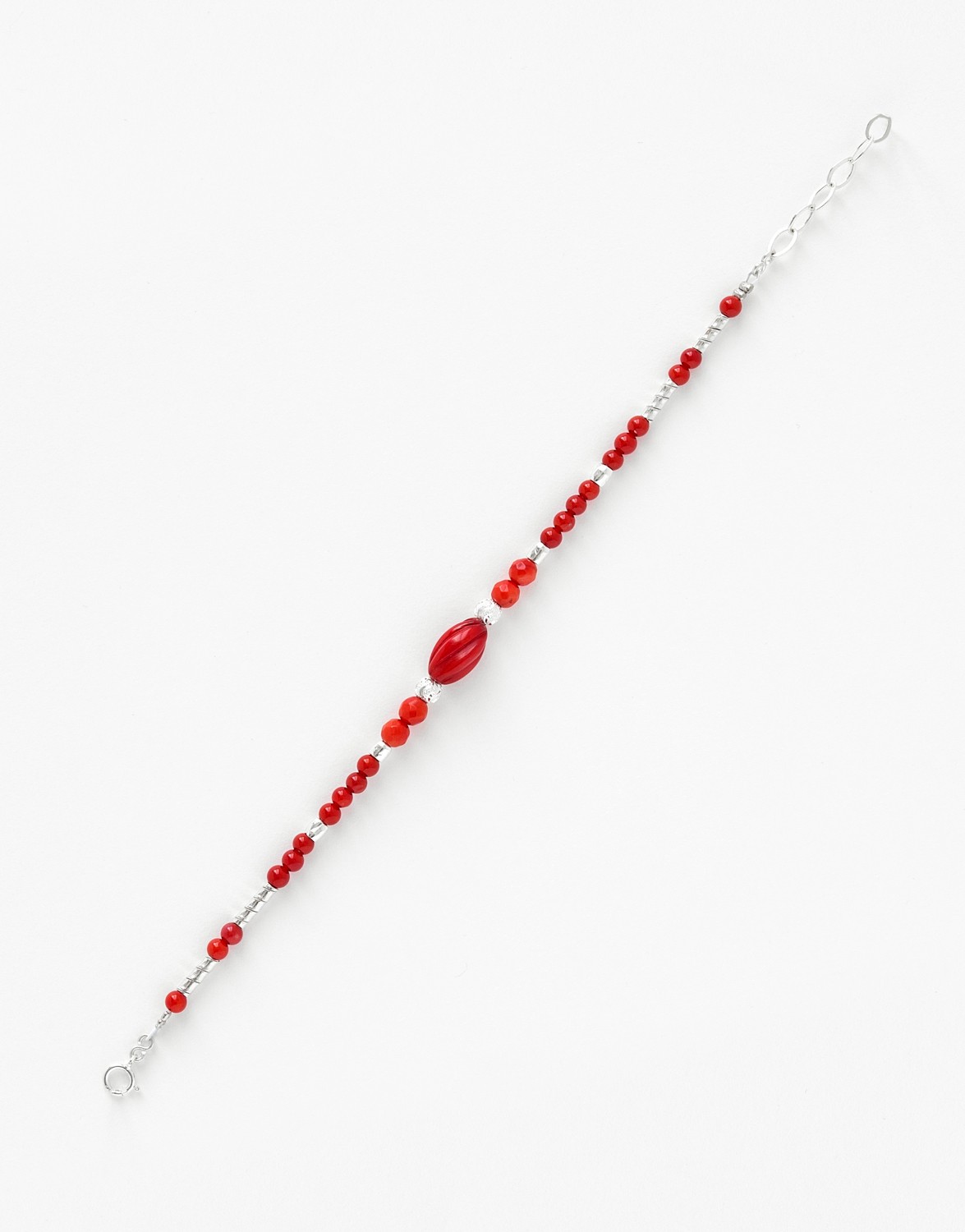 Bracelet Uranis Corail Rouge