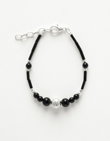 Bracelet Calliope Thalia Onyx noir