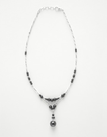 Collier garden Euterpe Hématite