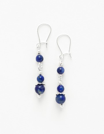 Boucles d oreilles Thalia Lapis-Lazuli