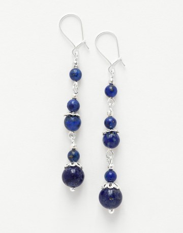 Boucles d oreilles Thalia Lapis-Lazuli