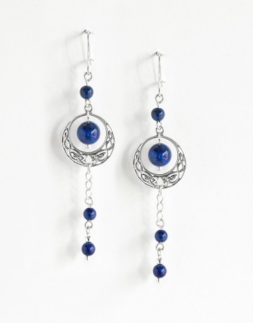 Boucles d'oreilles Uranis Lapis-Lazuli