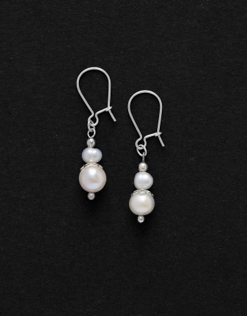 Boucles d ' oreilles Calliope Thalia Perle