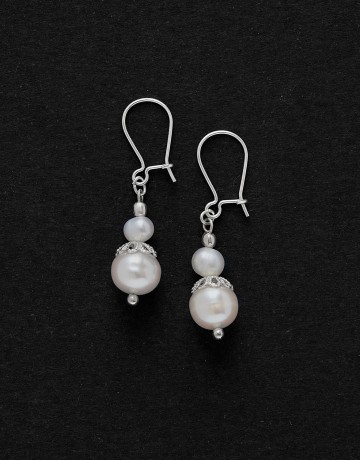 Boucles d ' oreilles Calliope Thalia Perle