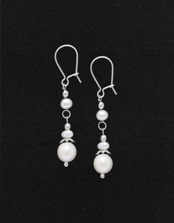 Boucles d oreilles Thalia Perle