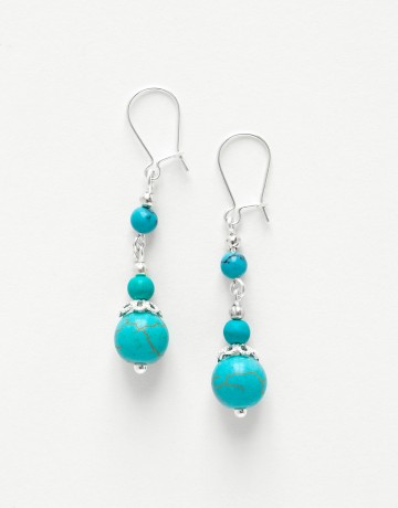 Boucles d oreilles Thalia Turquoise 