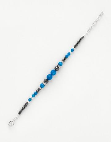 Bracelet Calliope Thalia Agate bleue