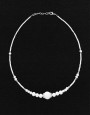 Collier Thalia Onyx blanc