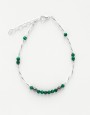 Bracelet de cheville Calliope Thalia Malachite