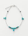 Bracelet de cheville Calliope Thalia Turquoise