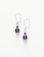 Boucles d ' oreilles Calliope Thalia Améthyste