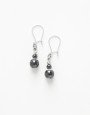 Boucles d ' oreilles Calliope Thalia Hématite