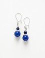 Boucles d oreilles Thalia Lapis-Lazuli