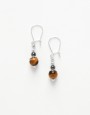 Boucles d ' oreilles Calliope Thalia Oeil-de-tigre