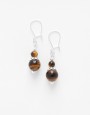 Boucles d oreilles Thalia Oeil-de-tigre