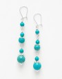 Boucles d oreilles Thalia Turquoise 