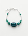 Bracelet Calliope Thalia Agate green