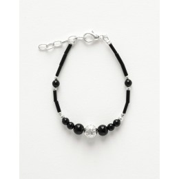 Bracelet Calliope Thalia Onyx noir