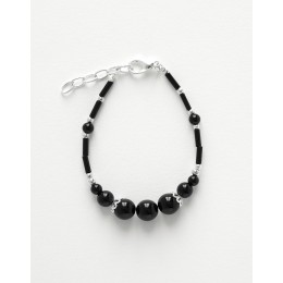 Bracelet Calliope Thalia Onyx noir