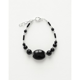 Bracelet Calliope Thalia Onyx noir