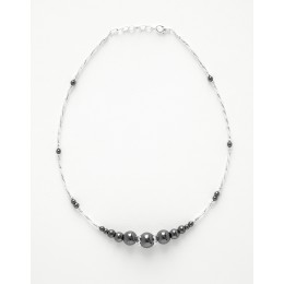 Collier Thalia Hématite