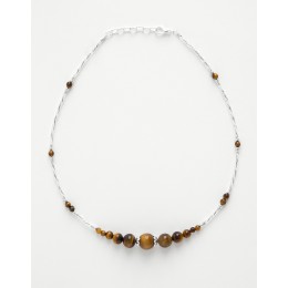 Collier Thalia Oeil-de-tigre