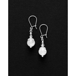 Boucles d oreilles Thalia Cristal de roche