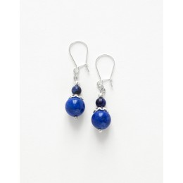 Boucles d oreilles Thalia Lapis-Lazuli