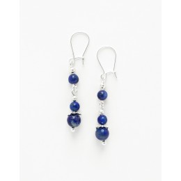 Boucles d oreilles Thalia Lapis-Lazuli