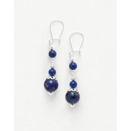 Boucles d oreilles Thalia Lapis-Lazuli