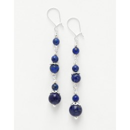 Boucles d oreilles Thalia Lapis-Lazuli