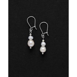 Boucles d ' oreilles Calliope Thalia Perle