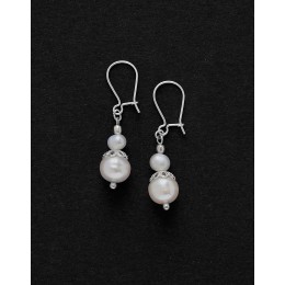 Boucles d ' oreilles Calliope Thalia Perle