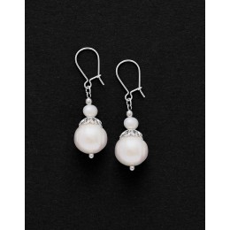 Boucles d ' oreilles Calliope Thalia Perle