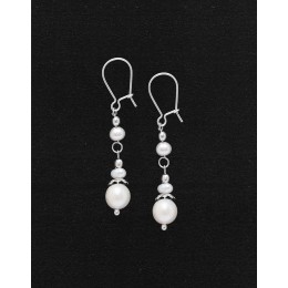 Boucles d oreilles Thalia Perle