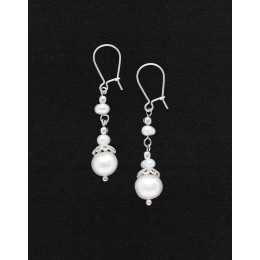 Boucles d oreilles Thalia Perle