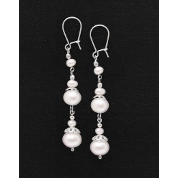 Boucles d oreilles Thalia Perle