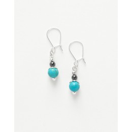 Boucles d oreilles Calliope Thalia Turquoise 