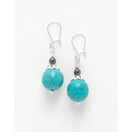 Boucle d'oreilles Calliope Thalia Turquoise