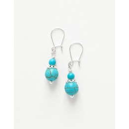 Boucles d oreilles Thalia Turquoise