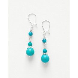 Boucles d oreilles Thalia Turquoise 